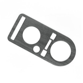 JUIVEEL ABS Central Gear Shift Panel Cover Center Console Gear Shift Panel Cover Compatible with Genesis GV80 2025 [PE] Accessories (Wood Grain Style, Central Gear Shift Panel Cover)