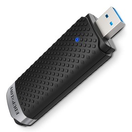 EDUP LOVE Adaptador WiFi USB 3.0 AC1300Mbps para PC, Adaptador de Red inalámbrico de Doble Banda 5GHz 2.4GHz para Mac OS 10.6-10.15, Windows 11/10/8.1/8/7/XP/Vista