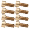 50Pcs Cap Hex Socket Screw Copper Fastener Hardware Tools Industrial