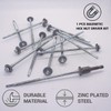 SKIR'CO (Pack of 30) Self Drilling 5.5 x 150mm Zinc