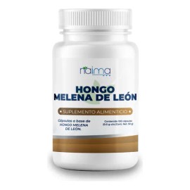 Hongo Melena De León Organico 500mg -100 Cápsulas Por Frasco Sabor Sin Sabor
