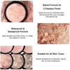 SHEBEEDO Colour Correcting Powder Foundation, Long-lasting 24H Wear, Shimmer Brick