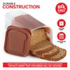 Stock Your Home Bread Container (2 Pack) Bread Loaf Keeper,