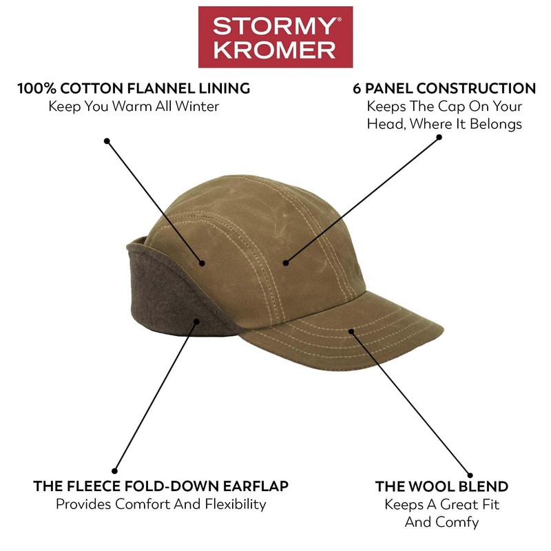 Stormy Kromer The Marsh Cap, Blaze Orange, X-Large
