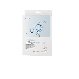 CALA - máscara para cara con escencia de colágeno (paquete con 5 máscaras)