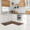 PVC Modern Anti-Fatigue Kitchen Floor Mat Foam Backing Cushioned Antimicrobial