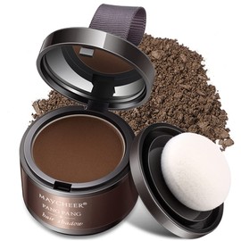 Hairline Powder Hair Shadow Powder, Fill Forehead Root Concealer Instantly Conceals Hair for Dark Brown Hair, Windproof Waterproof Sweat-Proof Hair Touch-Up for Natural Looking