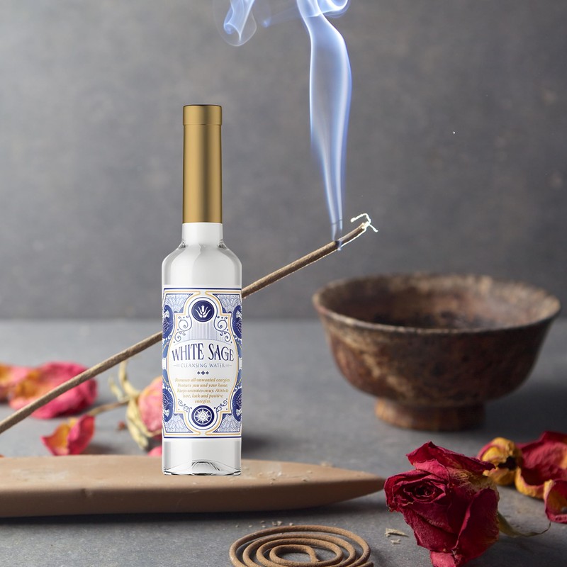 Soul Sticks Cleansing Water 7.5 oz. Bottle for Clearing Negative