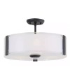 DSI Lighting Bronze LED Semi-flush Mount ~NIB 13.8” Wide X