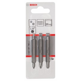Bosch 2607001746 Screwdriver Bits Double Ended, Ph/Slot, 0.1cm x 0.5cm x 1.3cm