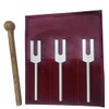 Radical 3Pc Angel Crystal Tuning Forks W Long Handle Stem