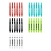 KOTO Darts chäfte Collection Medium, Nylon Shafts Red, Black, Blue,