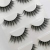 4 Pairs 3D Mink Eyelashes Makeup Natural False Eyelashes Long
