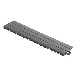 Speedway Tile Grey Garage Floor Tile Ramp - Pegged (10 Pack)