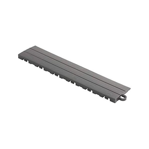 Speedway Tile Grey Garage Floor Tile Ramp - Pegged (10
