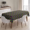 Q-Beans - Mantel rectangular decorativo (tamaño: 132 x 177 cm),
