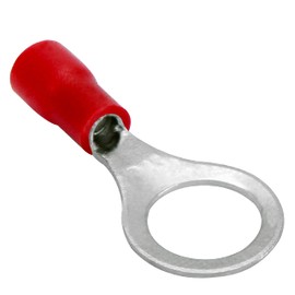 Conext Link RTV-516R25 Vinyl Ring Terminal 25 Pack (5/16" Stud, Red 22-18 Gauge)