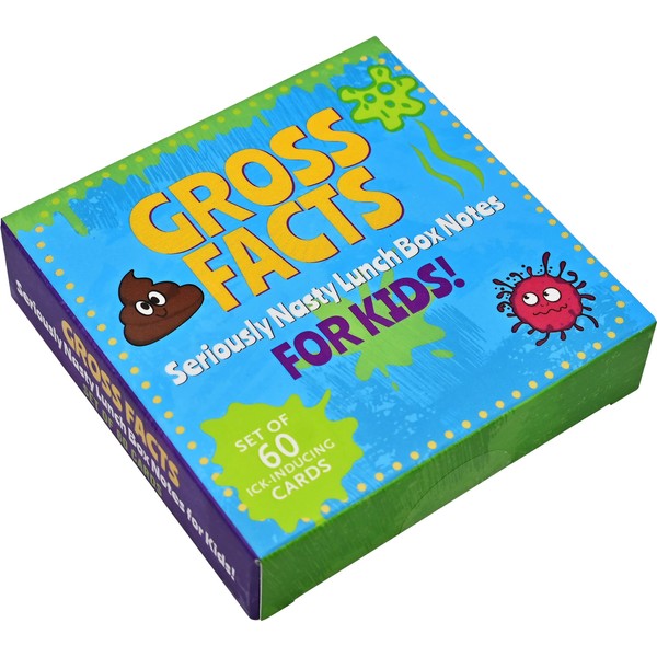 Gross Facts Noteworthy Card Deck: Seriously Nasty Lunch Box Notes