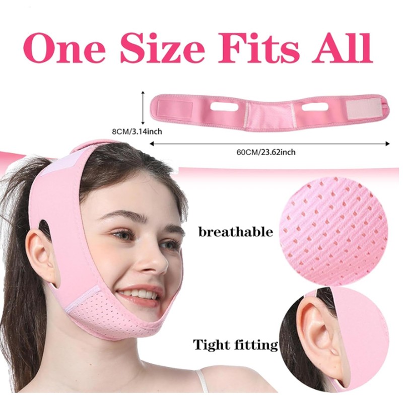 Chin Lift Mask,Double Chin Reducer for Women,Anti Aging Chin