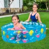Alberca Circular Infantil Animales Marinos 122 Cm Color Azul