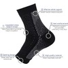 Neuropathy Socks, TEXIJUSO 6 Pairs Toe-less Compression Ankle Brace Socks,