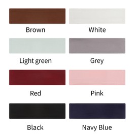 Fishinsea Fishinsea 8 Pack Sport Headbands for Women, Elastic Soft Fabric Non-Slip Hair Bands Hair Warp for Daily Workout Yoga Running Sports