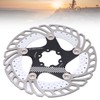 Disc Brake Rotor Black CNC Engraving Milling Anodized Marking Bike