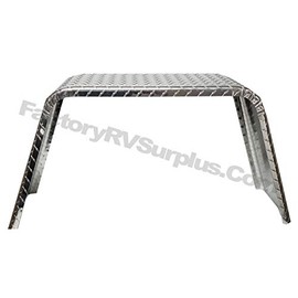Tough Grade Aluminum Diamond Plate Flat Top Fender 9" X 36" X 18" | Car Hauler Trailer | Cargo Trailer | Utility Trailer | Landscape Trailer