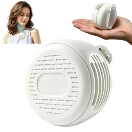 Zaardend Clip on Fan for Shirt, Wearable Mini Portable Person Fan, 3-Speed Quiet Bladeless Rechargeable Fan