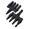 1 Pair Solar Y-Splitter 4-Way Photovoltaic 1000V DC 30A IP67-40...+125°C