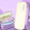 Expandable Pencil Case Multipurpose Expand Zipper Bag Organizer Pouch for