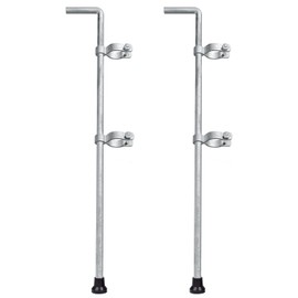 VIVIDA Gate Drop Rod 1-3/8" x 36" 2 Pack, Cane Bolts for Chain Link Fence, Drop Pin Latch for Single or Double Gate, Chain Link Fence Hardware