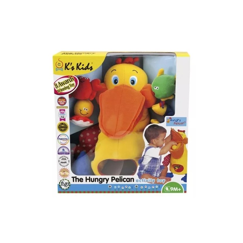 Melissa & Doug Peluche Didáctico Para Bebé Hungry Pelican Melissa