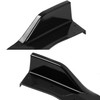 Spec-D Tuning Glossy Black Front Bumper Lip Spoiler Splitter 3PC