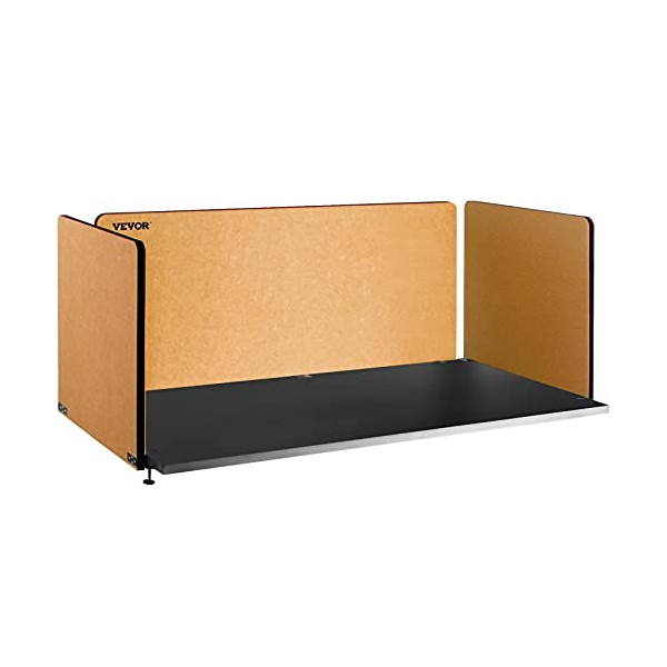 VEVOR Desk Divider, 60'', Sound Absorbing, Visual Privacy and Noise