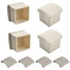 Dicsley Upgraded Anti-Slip Design Ladder Caps, AC36-2 Rubber End Caps