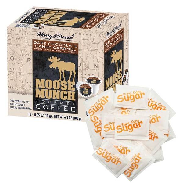 Brickhouse Coffee & Sugar Bundle, 18 Count Flavored Coffee Pods