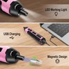 JENABOM Electric Screwdriver Pink, 3.6V Rechargeable Cordless Screwdriver, 5N.m Max