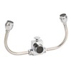 Faucet Mounted Eyewash Station Double Nozzle Emergency Eye Wash Unit