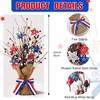 4th of July Artificial Tree Tabletop Decor Patriotic Tree Red