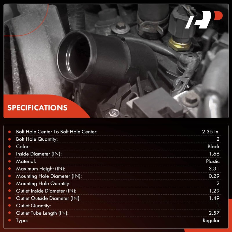A-Premium Engine Coolant Thermostat Housing Compatible with Jeep Wrangler JK