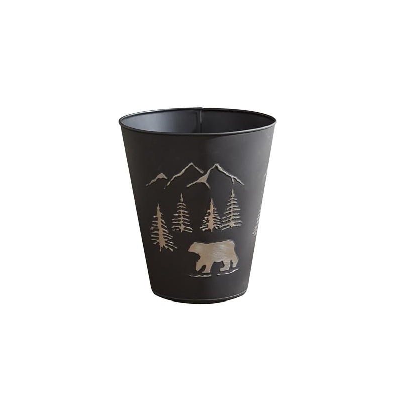 Park Designs Black Bear Waste Basket