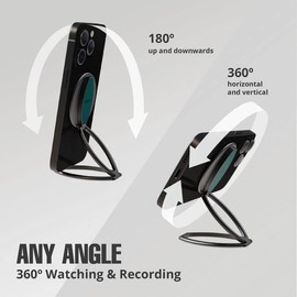 Bobino | Kickflip | Phone Stand | Versatile | Minimalist | Cell Phone Stand | Smartphone Stand | Smartphone Tripod | Adjustable Angle | Phone Mount | Ultra-Slim | Foldable | Phone Desk Stand