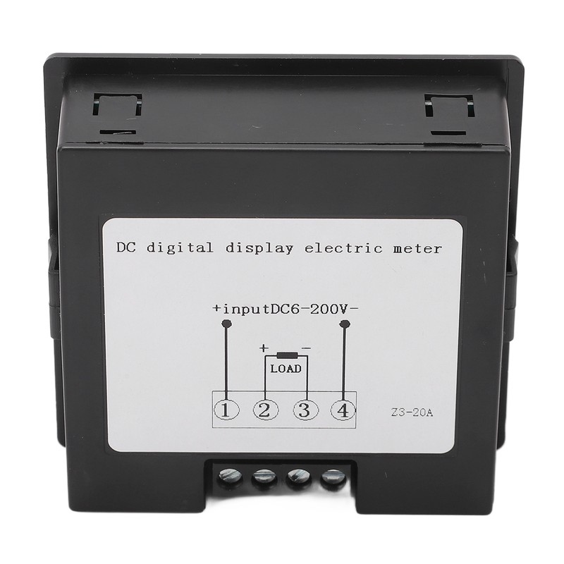 Digital Voltmeter LCD Screen Current Meter DC 6‑200V Volt Monitor