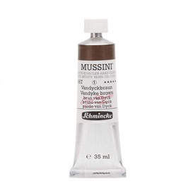 Schmincke 10667009 Mussini Resin Oil Color, Vandyke Brown 35 ml Tube