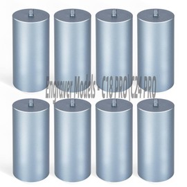 Laser Engraver Riser Legs 8Pcs Riser Raised Footpads Height Up to 120mm for Most Laser Engraving Machine Laser Engraver Risers Increase Height for C18/C24 PRO