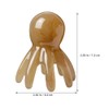 Homoyoyo Homoyoyo Octopus Head Massager Comb: Resin Gua Sha Hair,