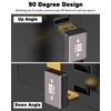 Duttek 8K 90 Degree DisplayPort 1.4 Adapter, Up & Down