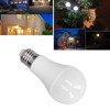 LED Induction Bulb 12W 1080LM Light Control Motion Sensor Dusk