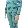 LittLong 12M-5Y - Conjunto de pijama de dinosaurio 100% algodón,